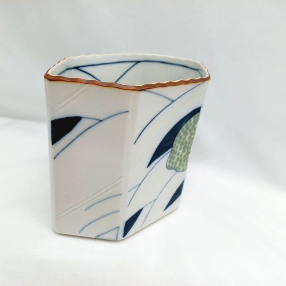Anne-Marie Trolle Floreana Box/Vase 1982 Denmark Royal Copenhagen - Picture 7 of 10